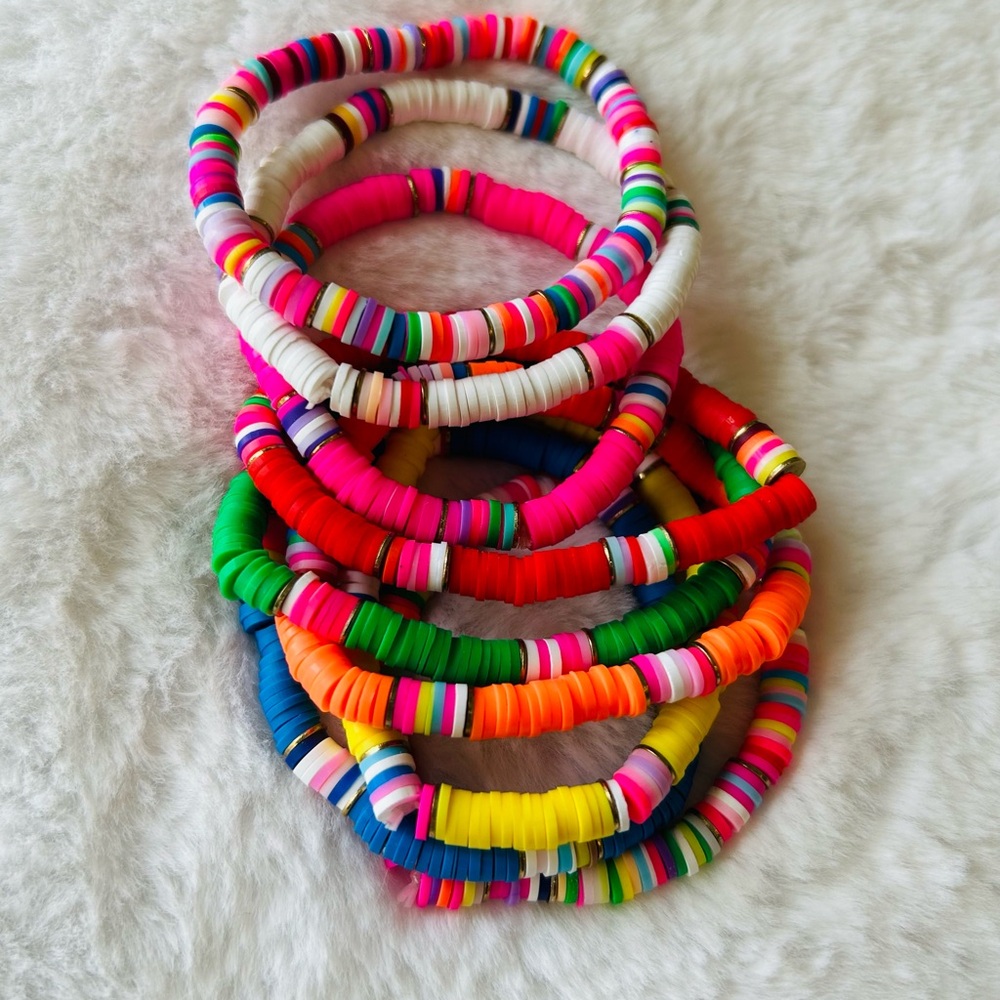 Vibrant Beaded Boho Women’s Bracelets Summer